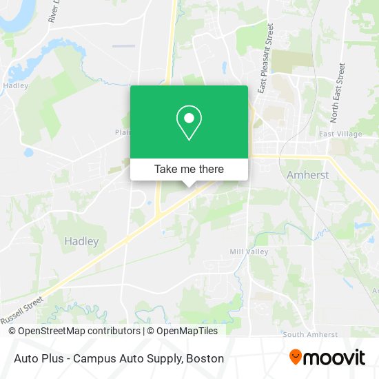 Auto Plus - Campus Auto Supply map