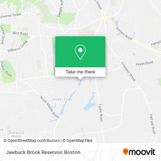 Mapa de Jawbuck Brook Reservoir