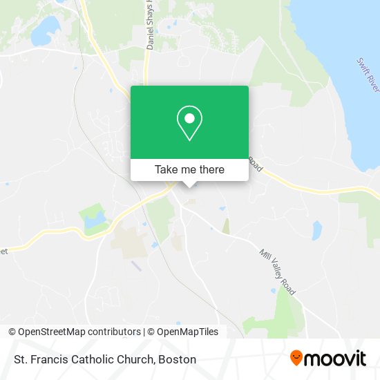 St. Francis Catholic Church map