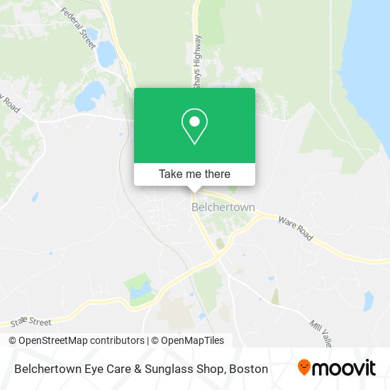 Mapa de Belchertown Eye Care & Sunglass Shop