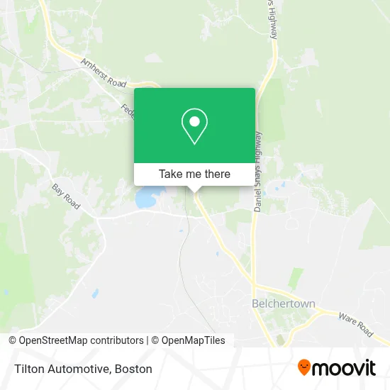 Tilton Automotive map