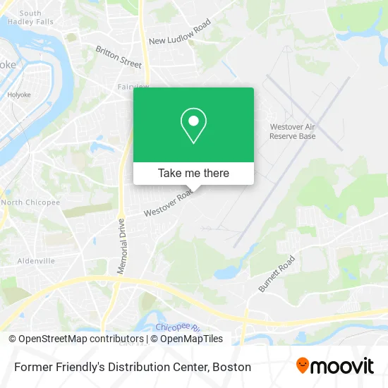 Former Friendly's Distribution Center map