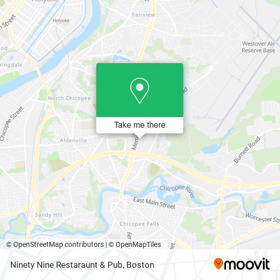Mapa de Ninety Nine Restaraunt & Pub