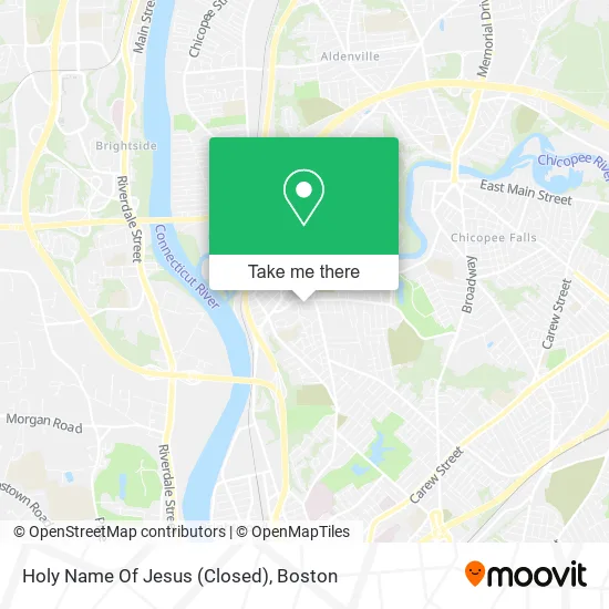 Holy Name Of Jesus (Closed) map