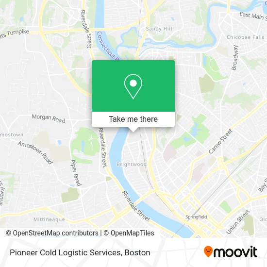 Pioneer Cold Logistic Services map