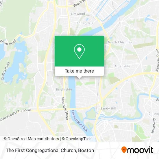 The First Congregational Church map