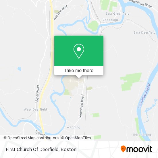 First Church Of Deerfield map