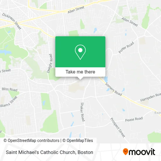 Saint Michael's Catholic Church map