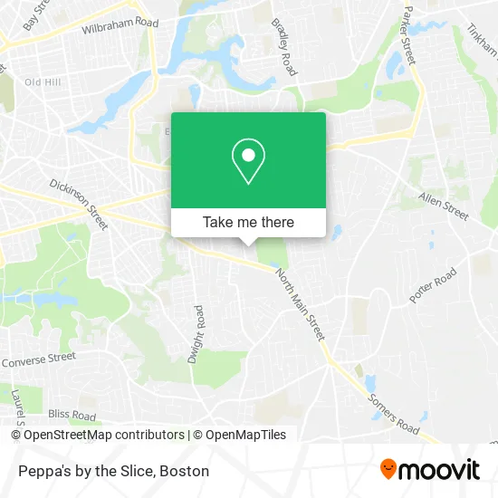 Peppa's by the Slice map