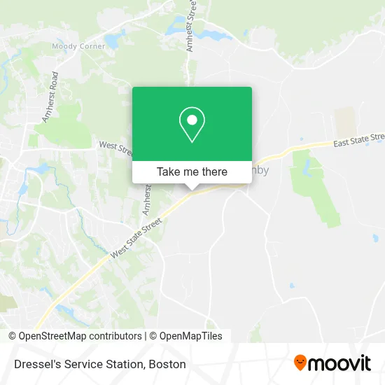 Dressel's Service Station map