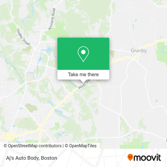 Aj's Auto Body map