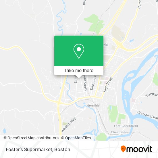 Mapa de Foster's Supermarket