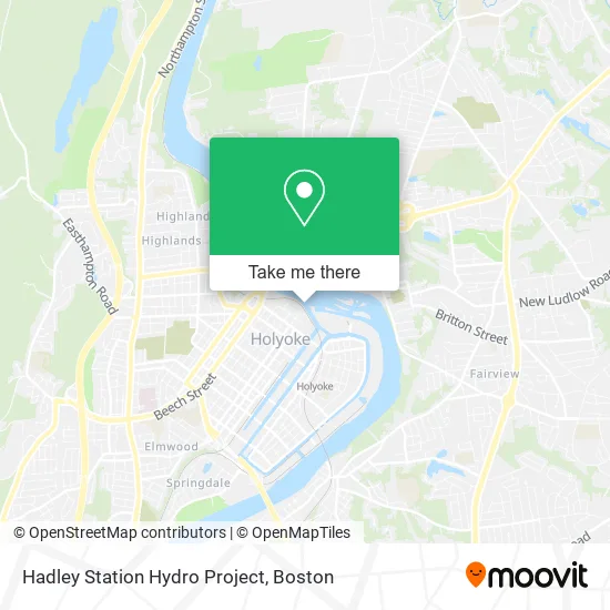Hadley Station Hydro Project map