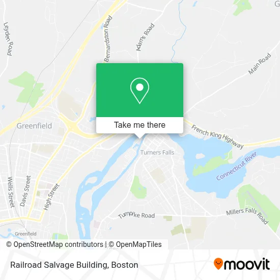 Railroad Salvage Building map