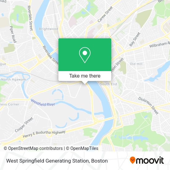 West Springfield Generating Station map