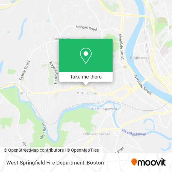 West Springfield Fire Department map