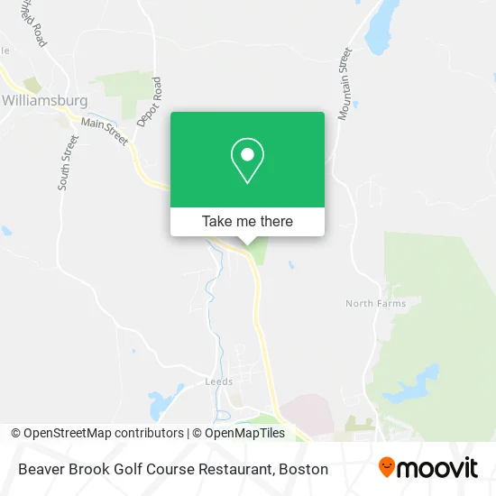 Beaver Brook Golf Course Restaurant map