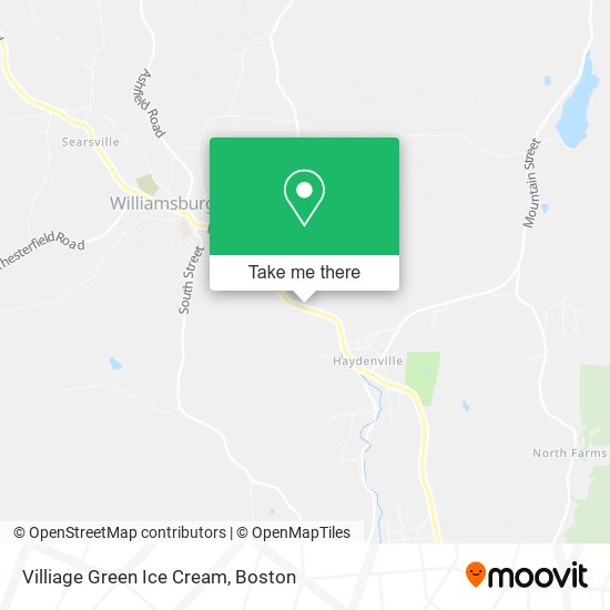 Villiage Green Ice Cream map