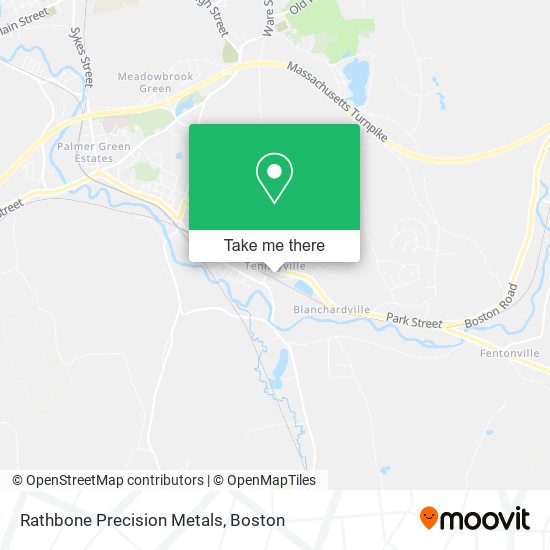 Rathbone Precision Metals map