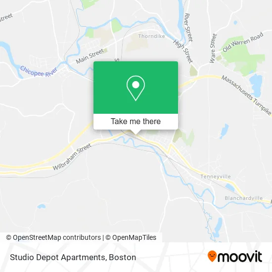 Studio Depot Apartments map