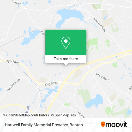 Hartwell Family Memorial Preserve map