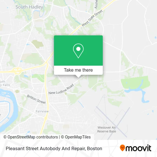 Pleasant Street Autobody And Repair map