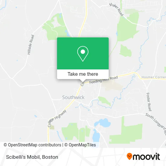 Scibelli's Mobil map