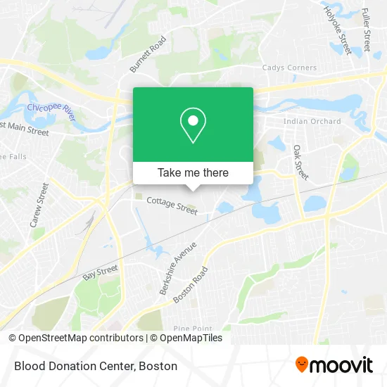 Blood Donation Center map