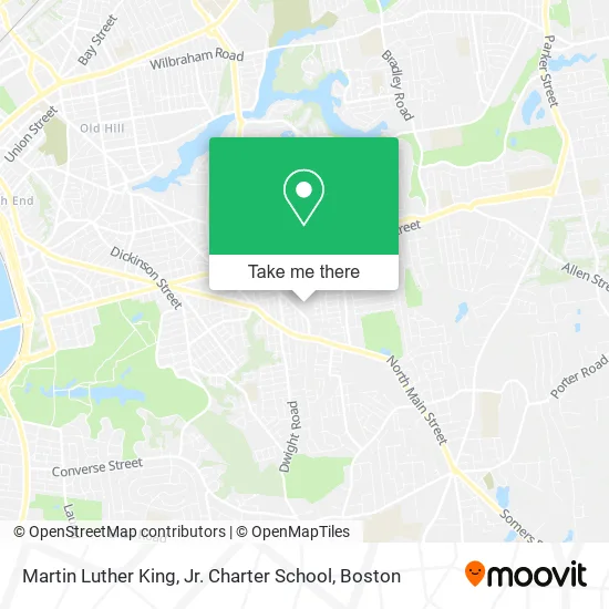 Martin Luther King, Jr. Charter School map