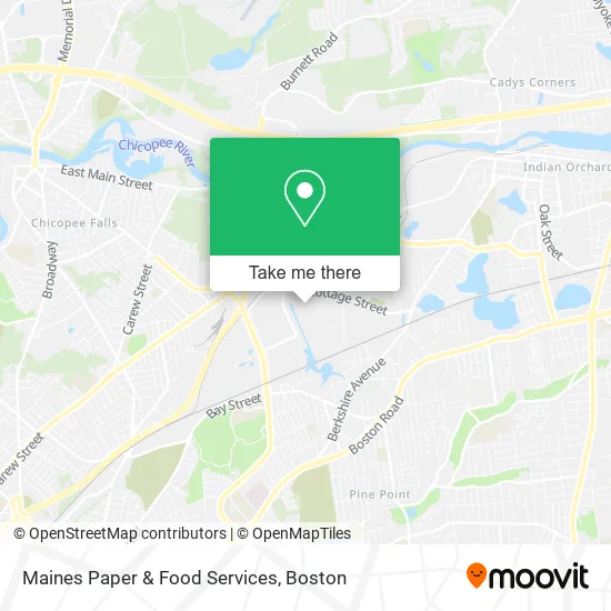 Maines Paper & Food Services map