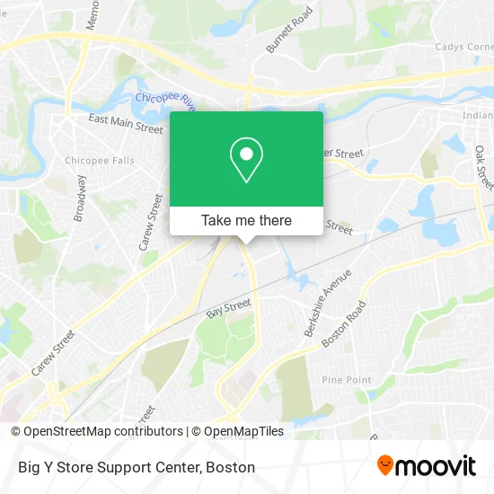 Big Y Store Support Center map