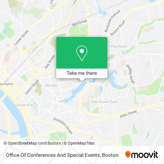 Office Of Conferences And Special Events map