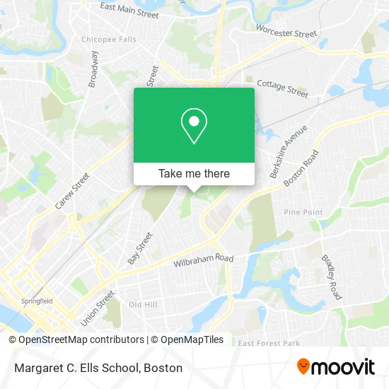 Margaret C. Ells School map