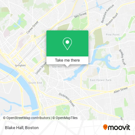 Blake Hall map