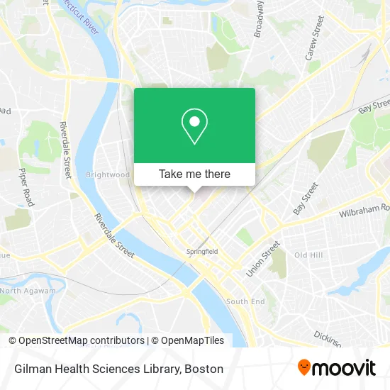 Gilman Health Sciences Library map