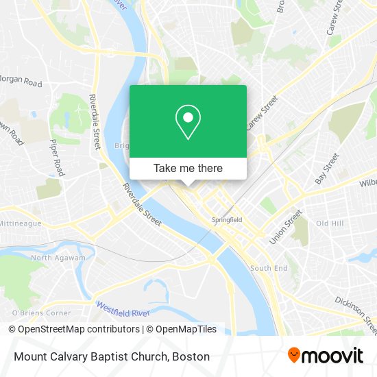 Mount Calvary Baptist Church map
