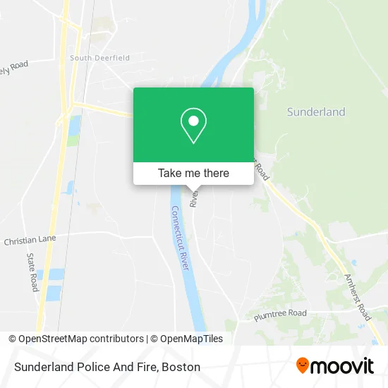 Sunderland Police And Fire map
