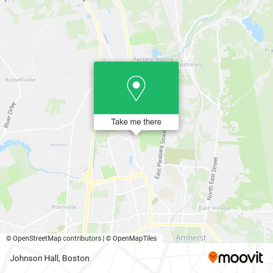 Johnson Hall map