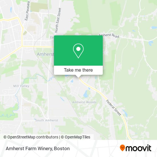 Mapa de Amherst Farm Winery