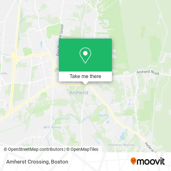 Amherst Crossing map