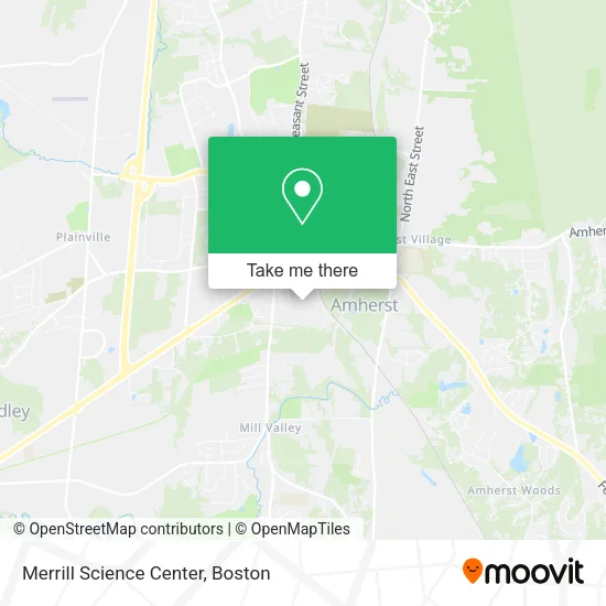Merrill Science Center map