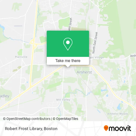 Robert Frost Library map