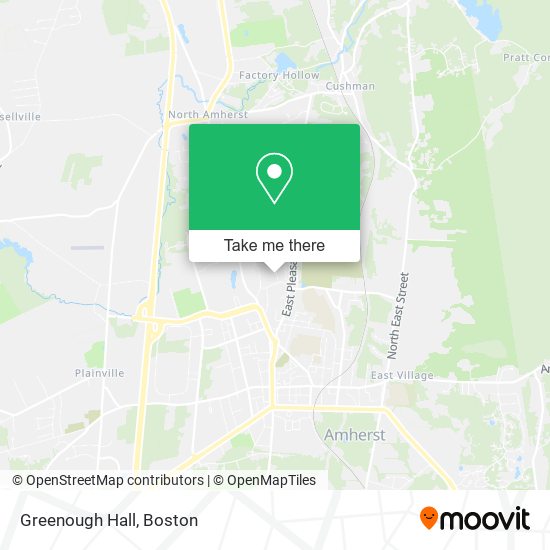 Mapa de Greenough Hall