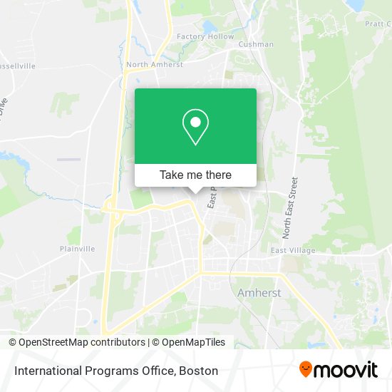 International Programs Office map