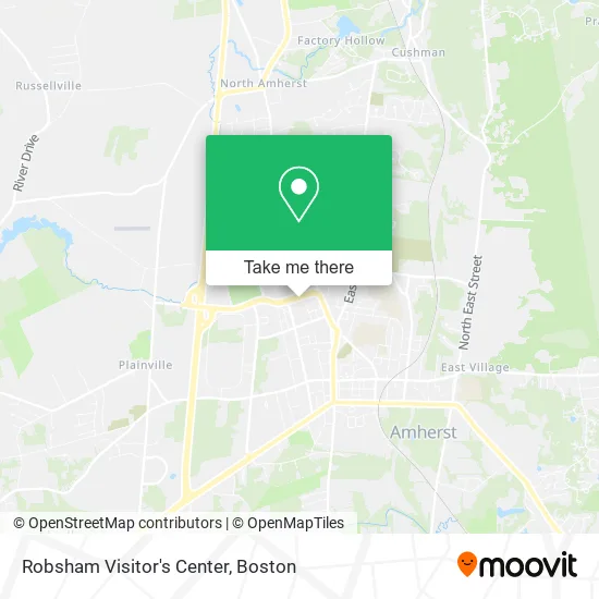 Mapa de Robsham Visitor's Center
