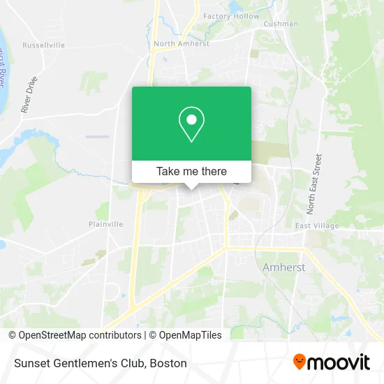 Sunset Gentlemen's Club map