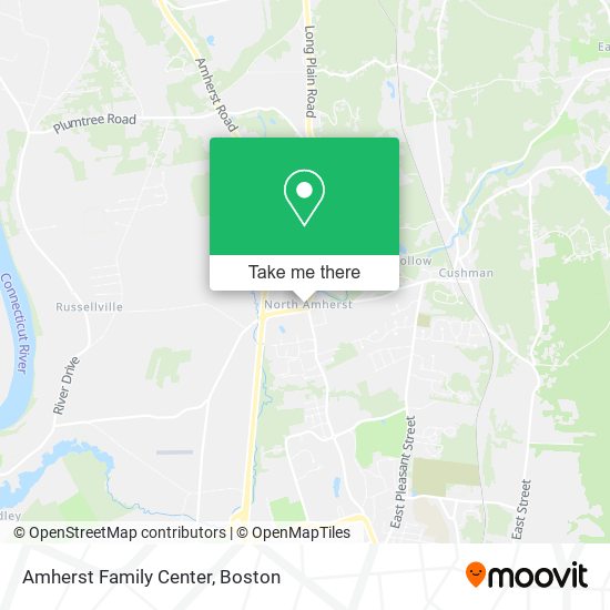 Amherst Family Center map