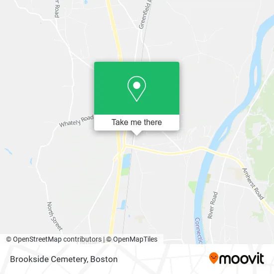 Brookside Cemetery map