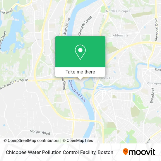 Chicopee Water Pollution Control Facility map