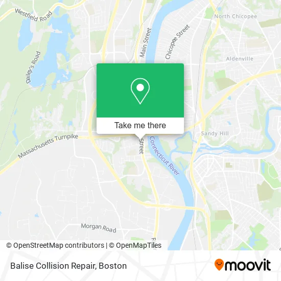 Balise Collision Repair map